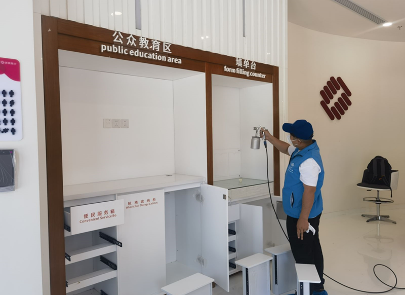 浙商银行上海分行辖区网点甲醛治理空气净化